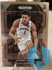 2022 Panini Prizm Draft Picks Johnny Davis #59 Rookie Wisconsin Badgers